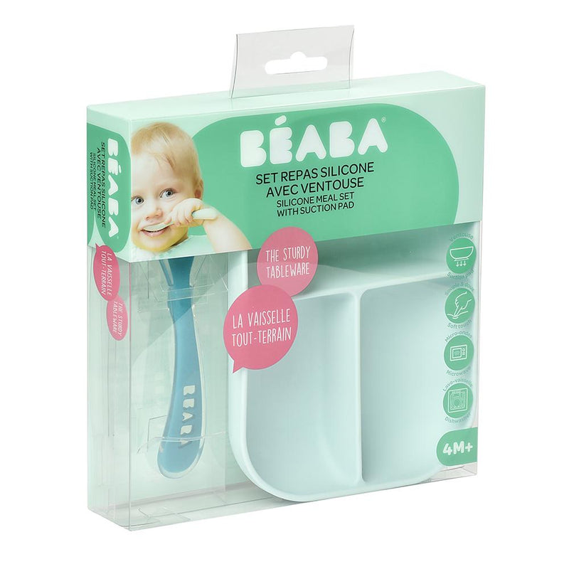 Beaba Silicone Suction Meal Set - More Colours Available