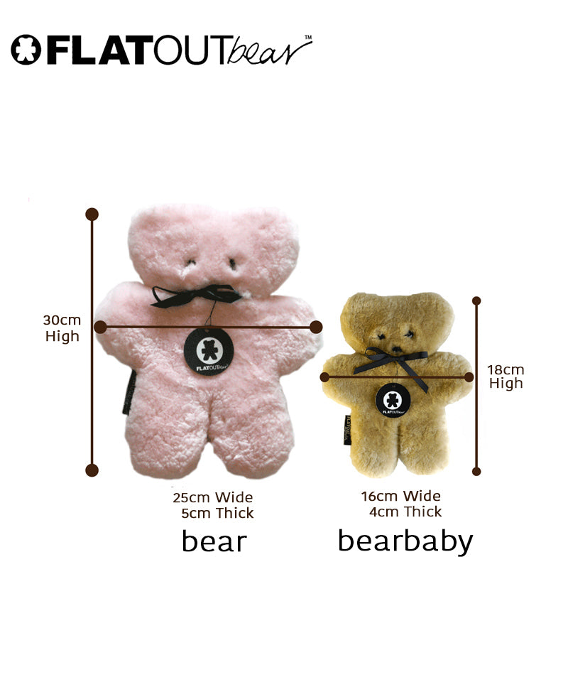 FLATOUT Sheepskin BearBaby - Latte