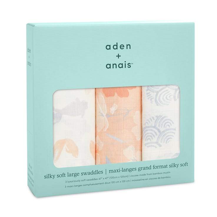 Aden + Anais Bamboo Swaddles 3 Pack - KOI POND