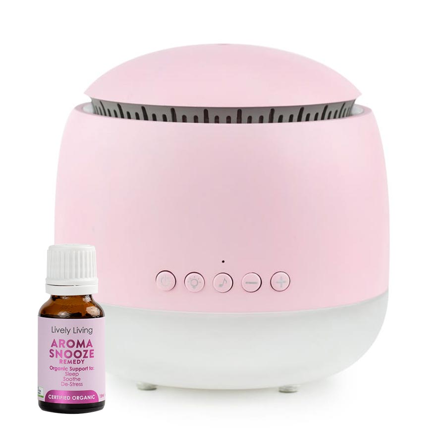 Aroma Snooze Sleep Aid Vaporiser + Free Aroma Snooze Oil by Lively Living